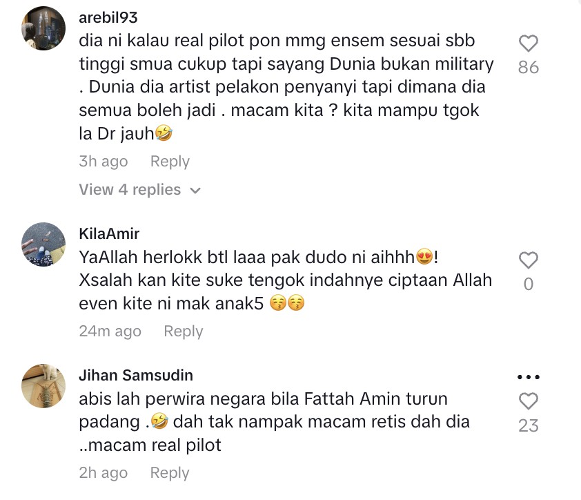 tak keruan lihat Fattah Amin